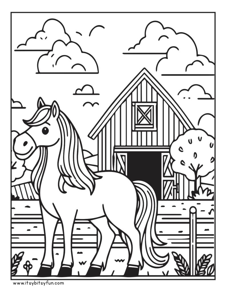 horse coloring pages for free horse coloring pages for free