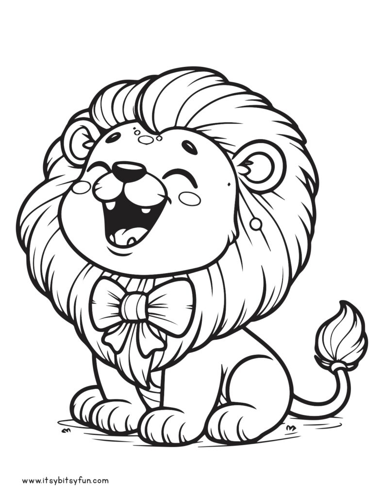 Free Printable Lion Coloring Pages For Kids Itsy Bitsy Fun Free Printable Lion Coloring Pages For Kids Itsy Bitsy Fun