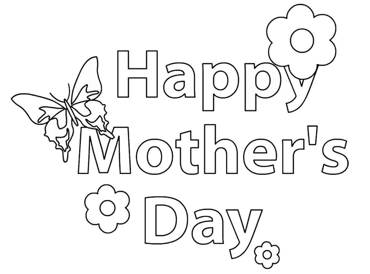 Free Printable Mothers Day Coloring Pages Worksheets Library