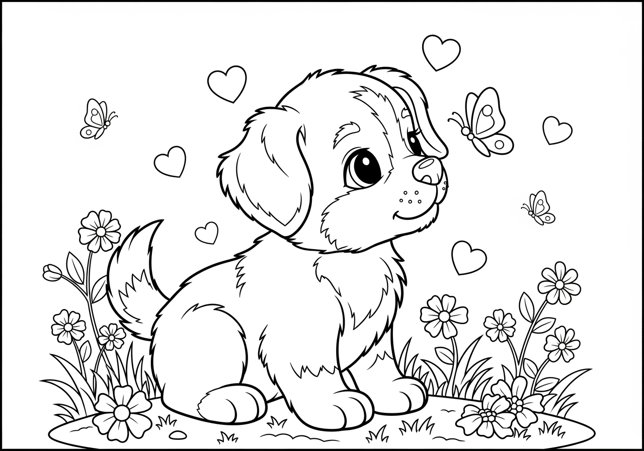 Free Printable Picture Of A Puppy Dog To Color Free Printable Picture Of A Puppy Dog To Color
