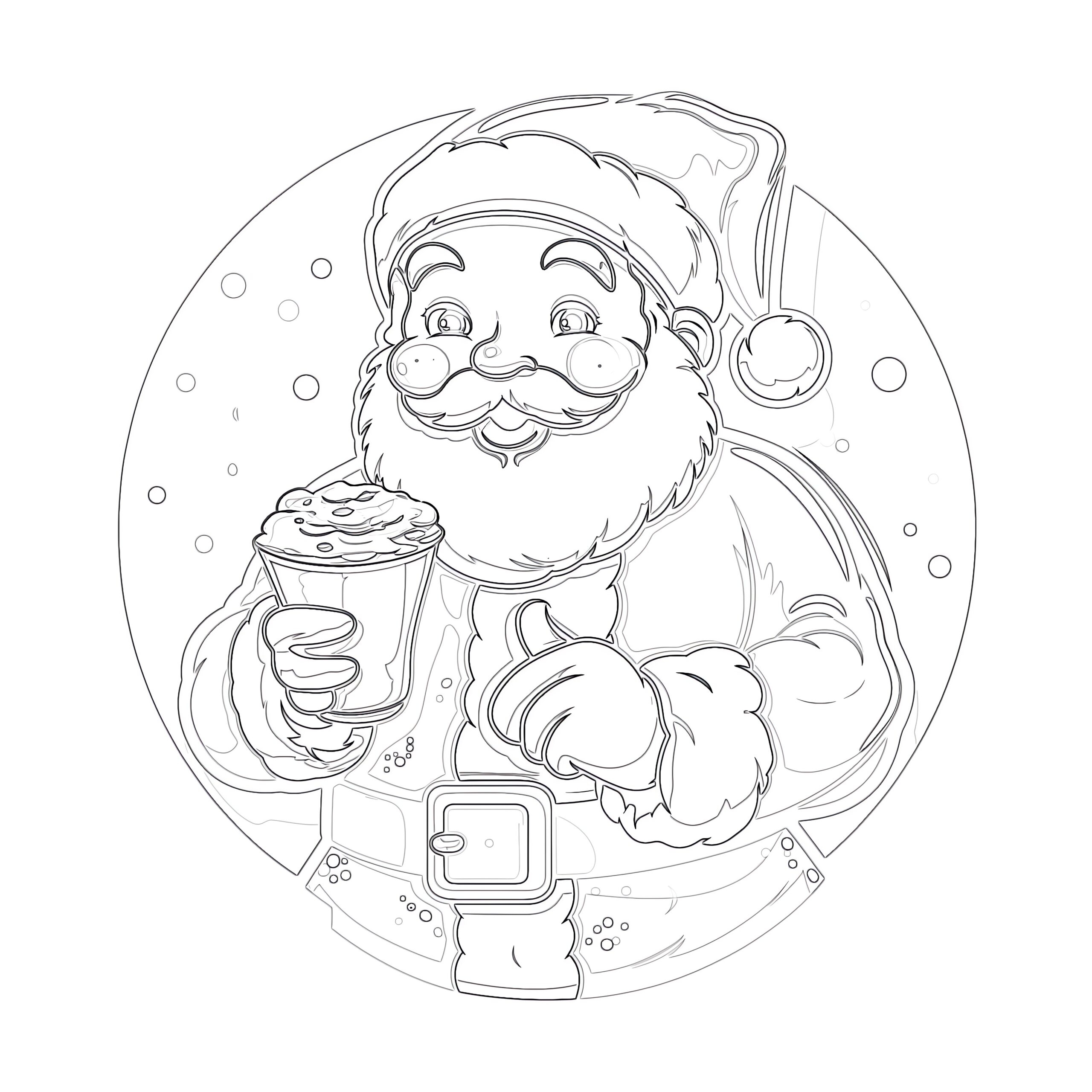 santa coloring pages free printable santa coloring pages free printable