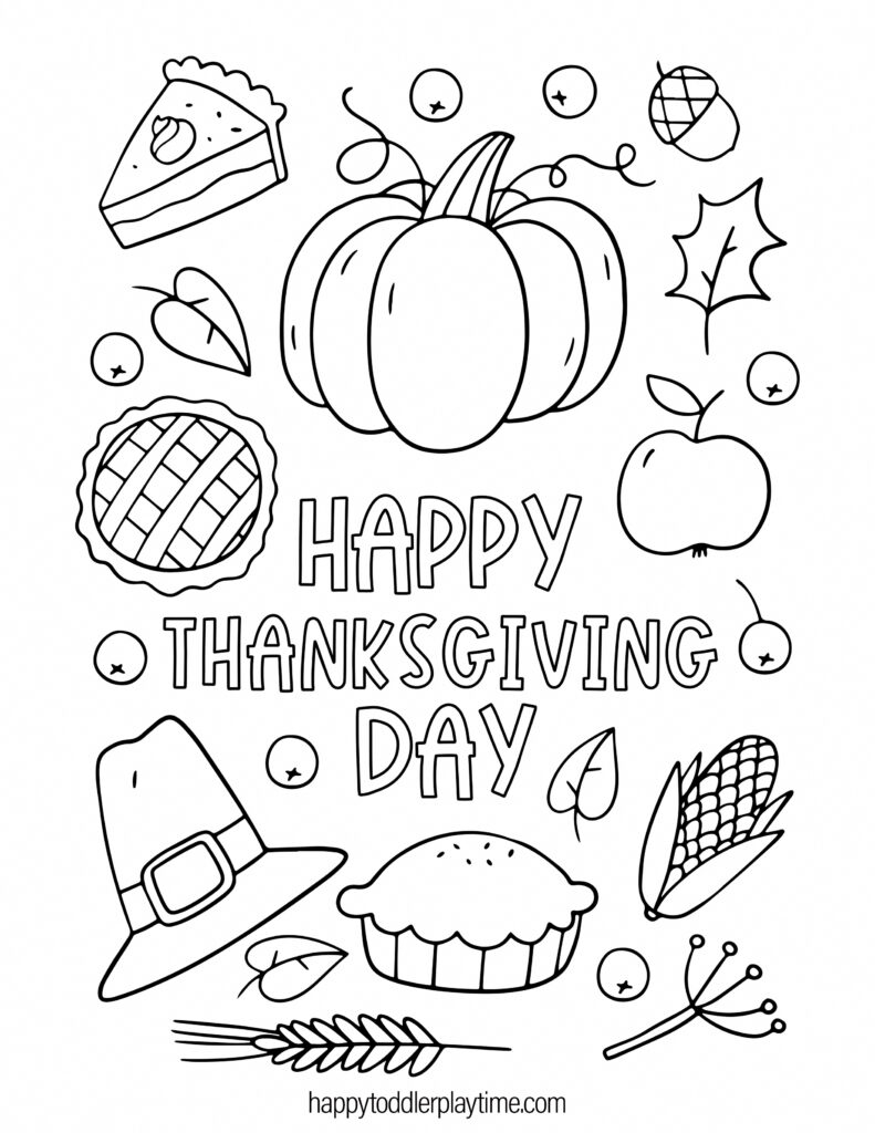 Free Printable Thanksgiving Coloring Pages For Kids Happy Toddler Playtime Free Printable Thanksgiving Coloring Pages For Kids Happy Toddler Playtime