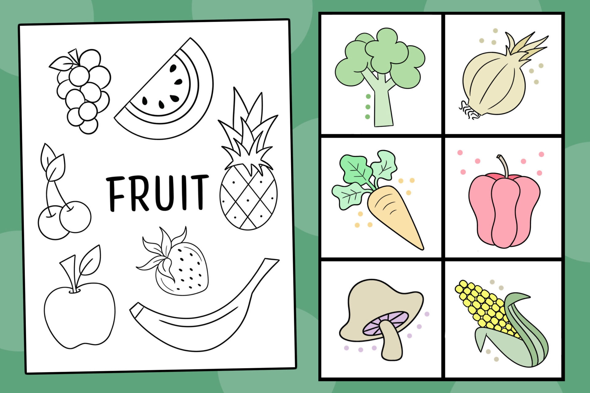 fruit and veggie coloring pages fruit and veggie coloring pages