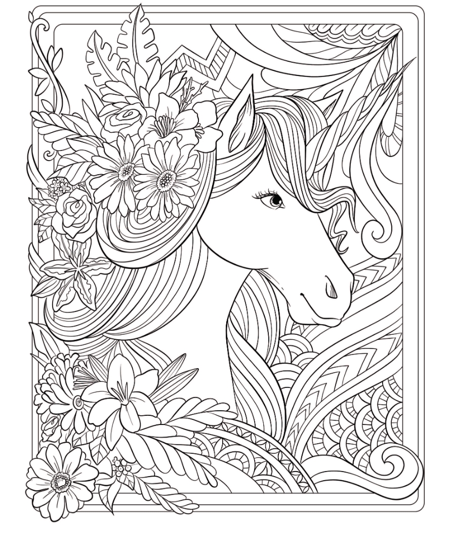 Freebie Friday Colorful Unicorns Coloring Page Freebie Friday Colorful Unicorns Coloring Page
