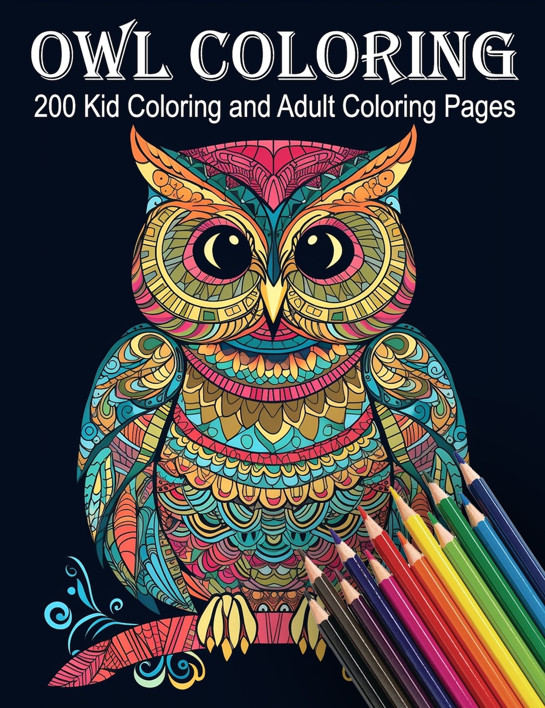 owl coloring pages colored owl coloring pages colored