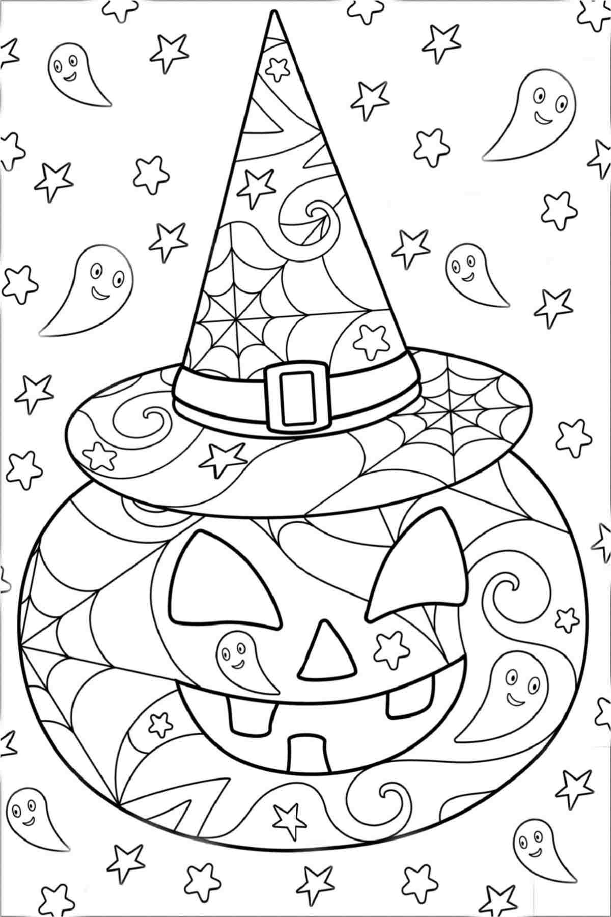 halloween coloring pages for kids free