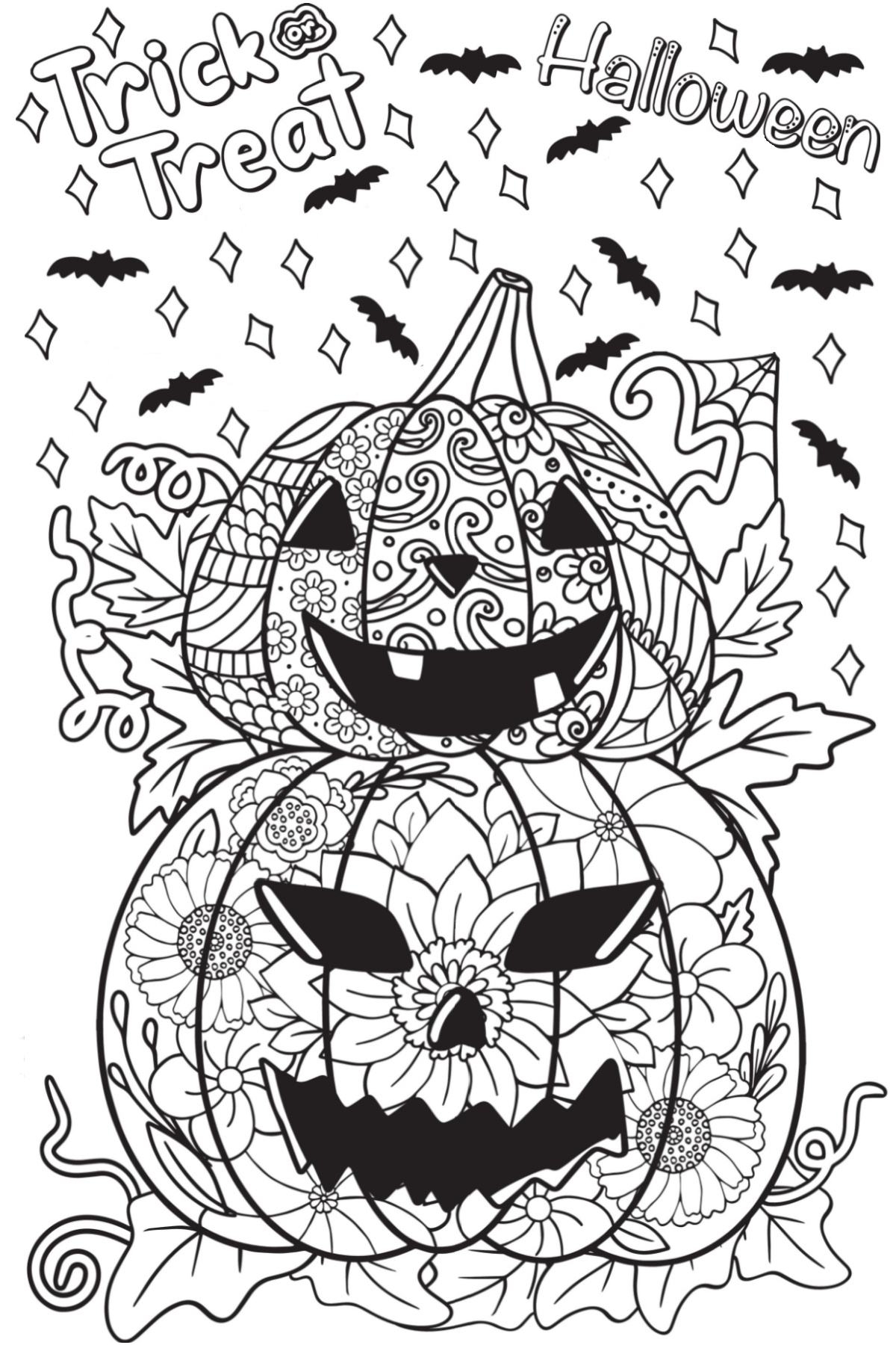 coloring pages printable halloween coloring pages printable halloween