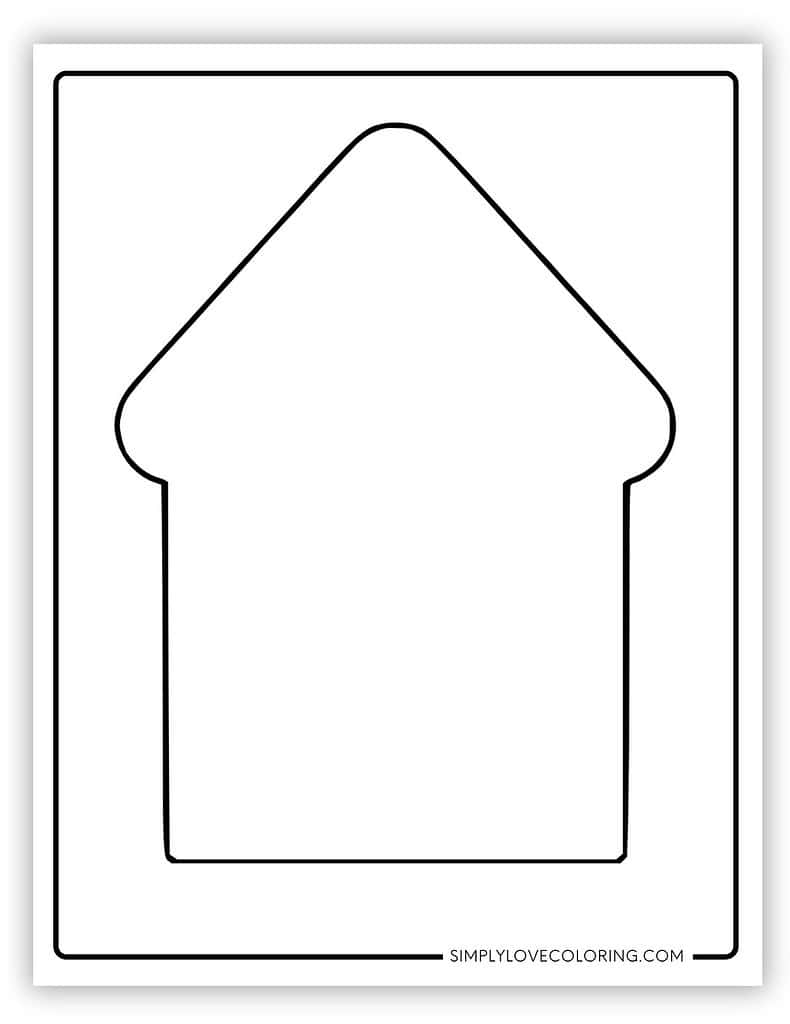 Gingerbread House Templates Free PDF Printables Simply Love Coloring Gingerbread House Templates Free PDF Printables Simply Love Coloring