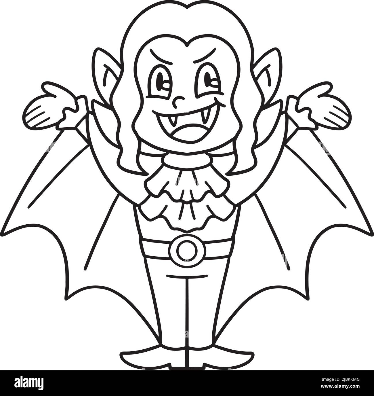 halloween vampire coloring pages