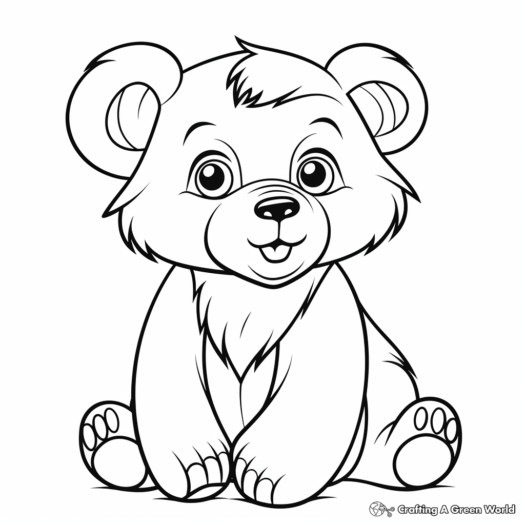 grizzly bear coloring pages grizzly bear coloring pages
