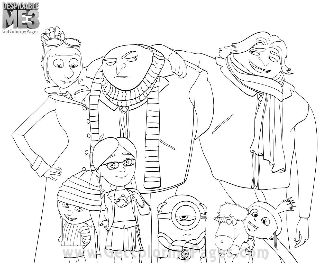 despicable me coloring pictures despicable me coloring pictures