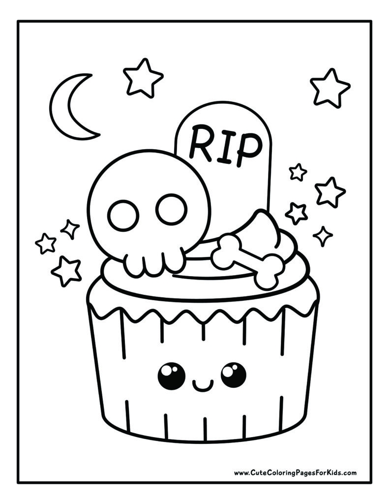 Halloween Candy And Treats Coloring Pages Free Printable Cute Coloring Pages For Kids Halloween Candy And Treats Coloring Pages Free Printable Cute Coloring Pages For Kids