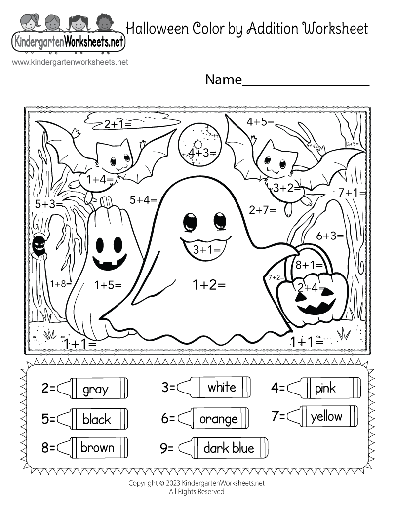 Halloween Color By Addition Worksheet Free Printable Digital PDF Halloween Color By Addition Worksheet Free Printable Digital PDF