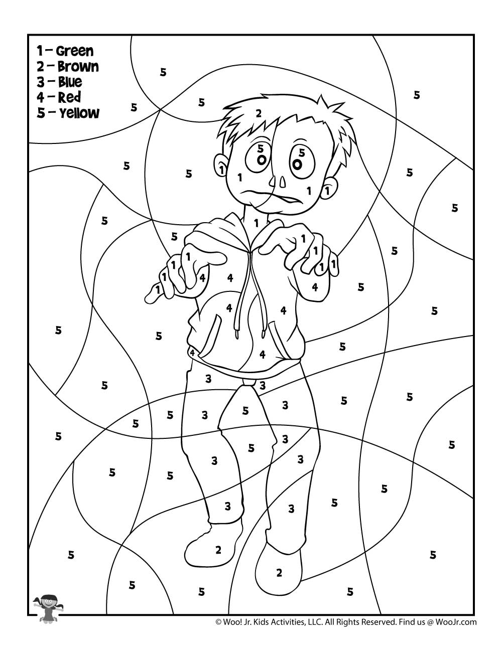 Halloween Color By Number Pages Woo Jr Kids Activities Worksheets Library Halloween Color By Number Pages Woo Jr Kids Activities Worksheets Library