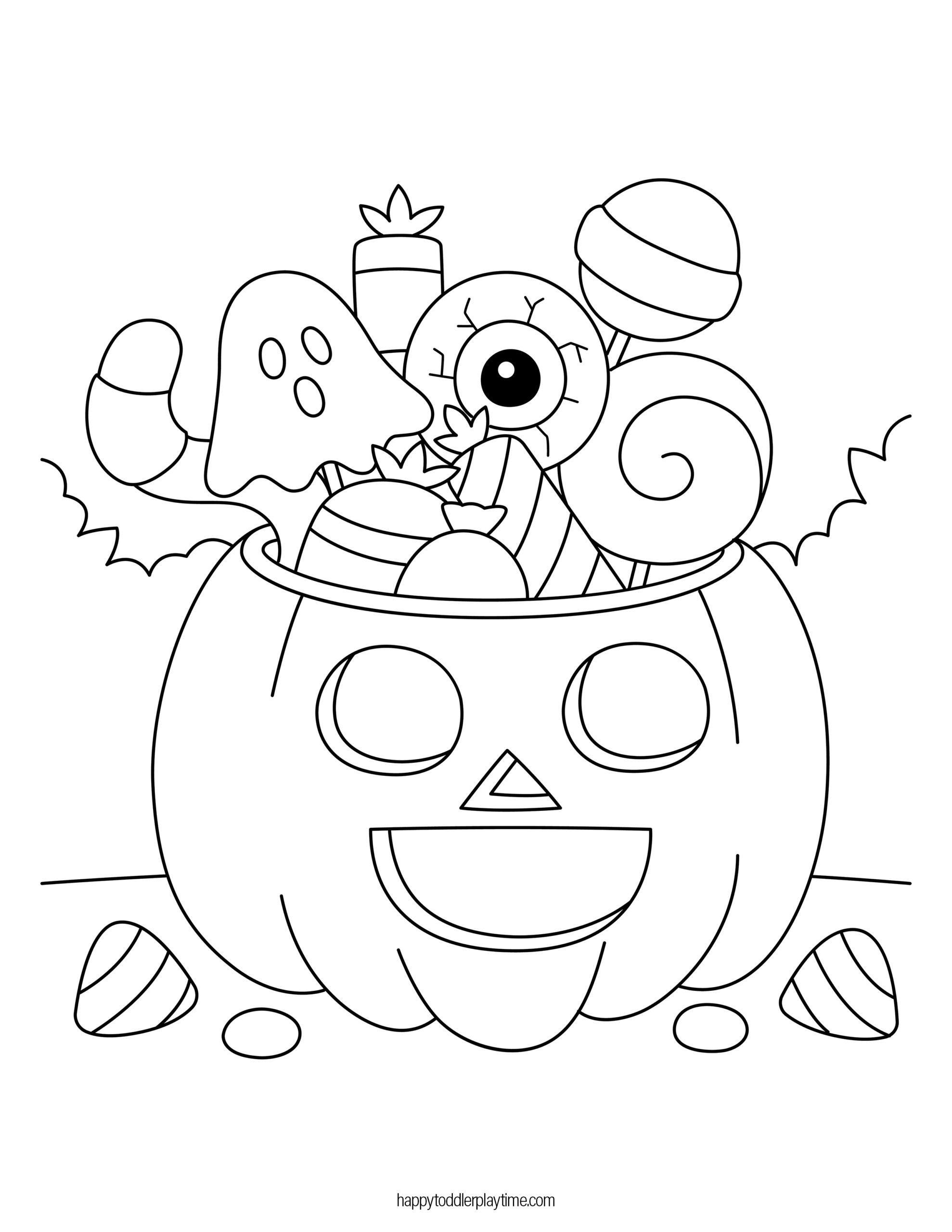 Halloween Coloring Pages For Kids Happy Toddler Playtime Halloween Coloring Pages For Kids Happy Toddler Playtime