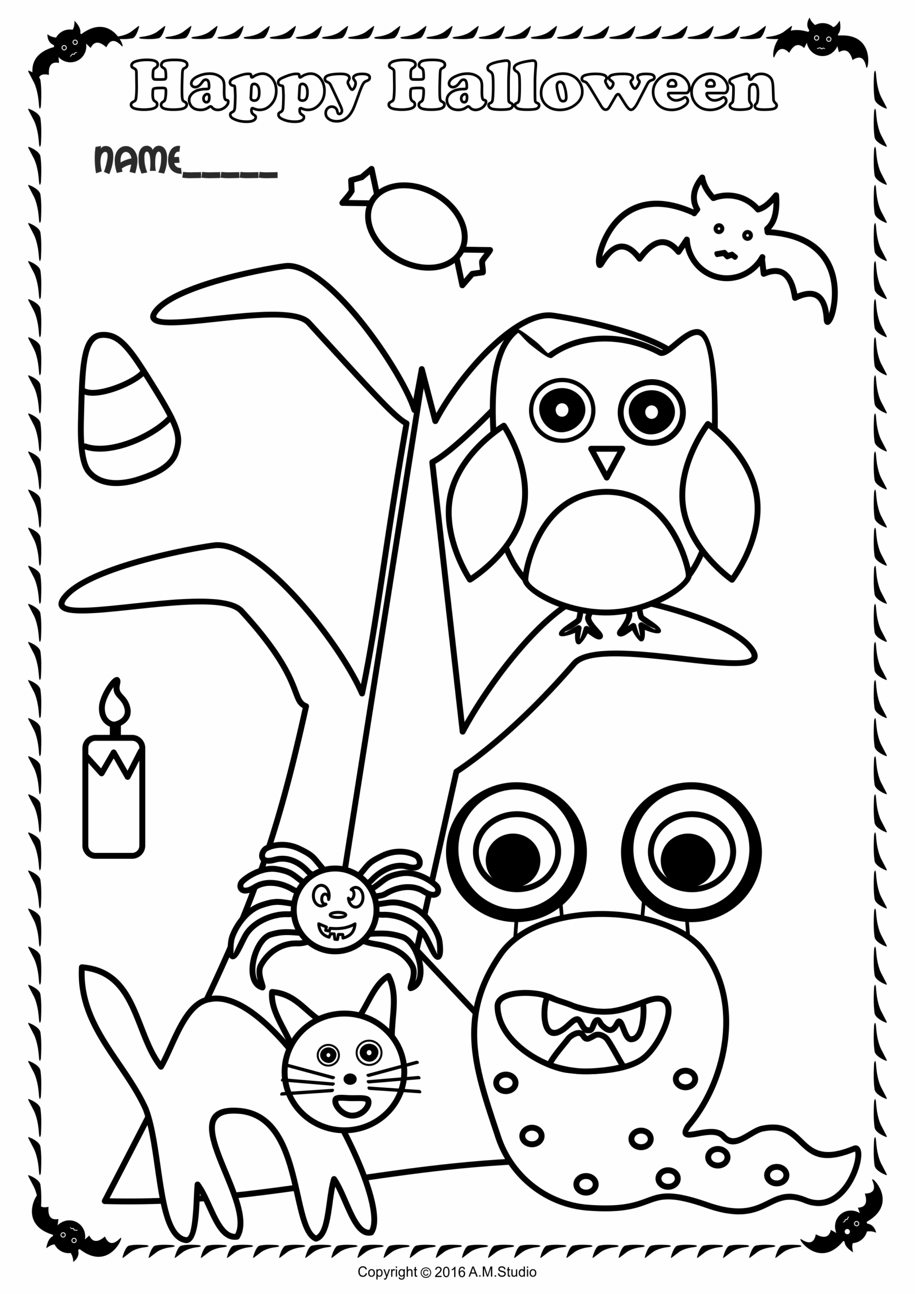 halloween preschool coloring pages halloween preschool coloring pages