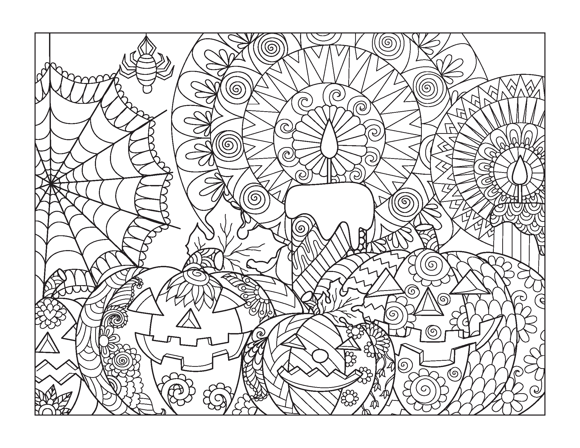 Halloween Coloring Pages For Older Kids Gift Of Curiosity