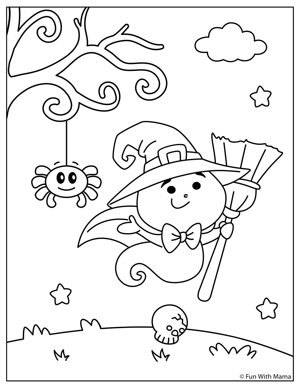 halloween color pages for preschool halloween color pages for preschool
