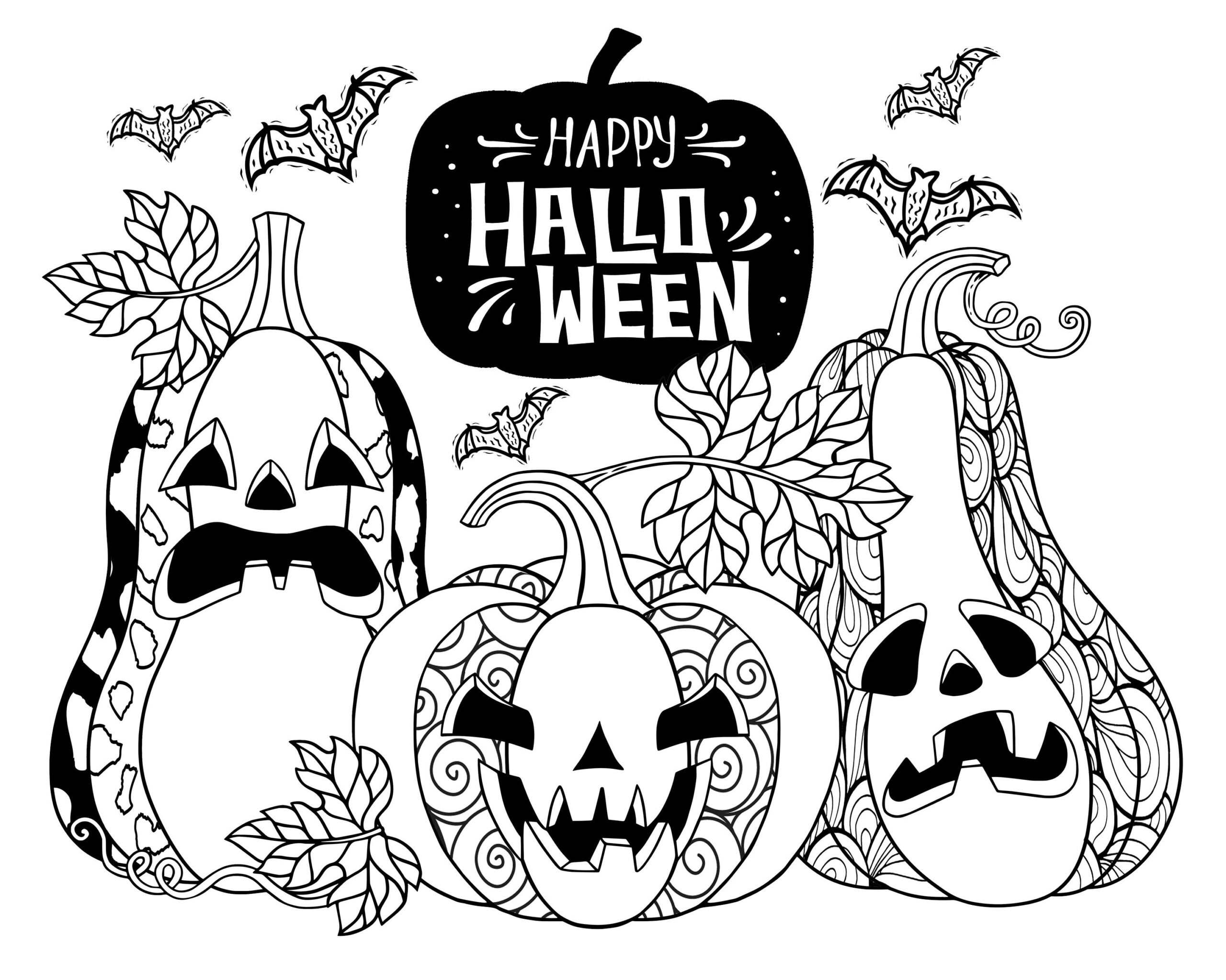 Halloween Coloring Pages Spooky Witch Pumpkin Ghost Designs digital Download Etsy Halloween Coloring Pages Spooky Witch Pumpkin Ghost Designs digital Download Etsy