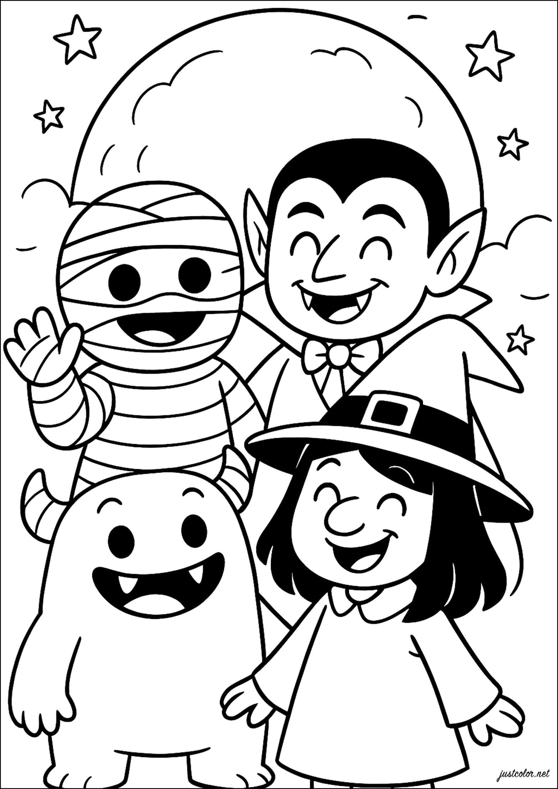 kids halloween coloring pages kids halloween coloring pages