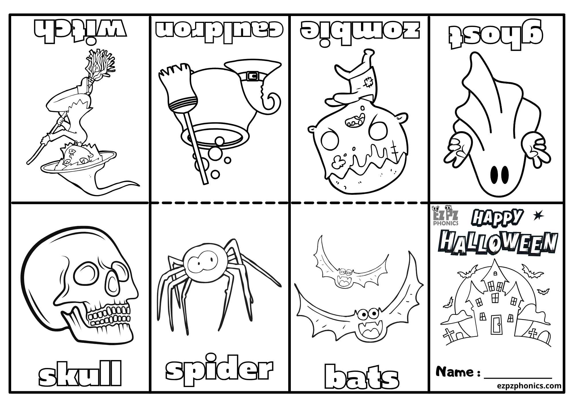 free printable halloween coloring book free printable halloween coloring book