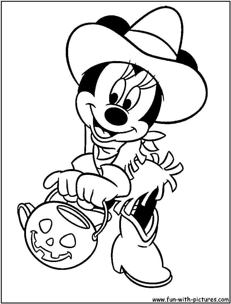minnie mouse halloween coloring pages minnie mouse halloween coloring pages