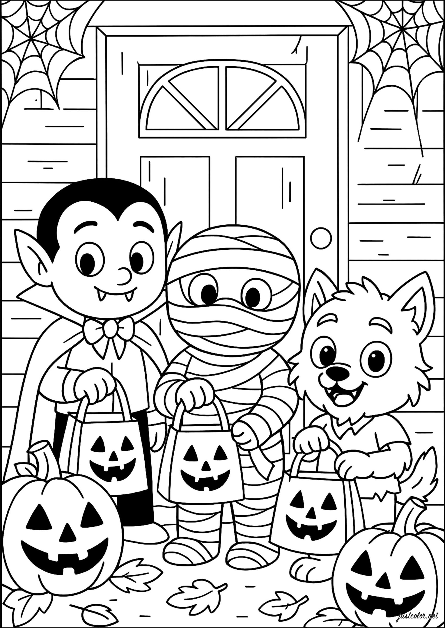 halloween monster coloring pages halloween monster coloring pages