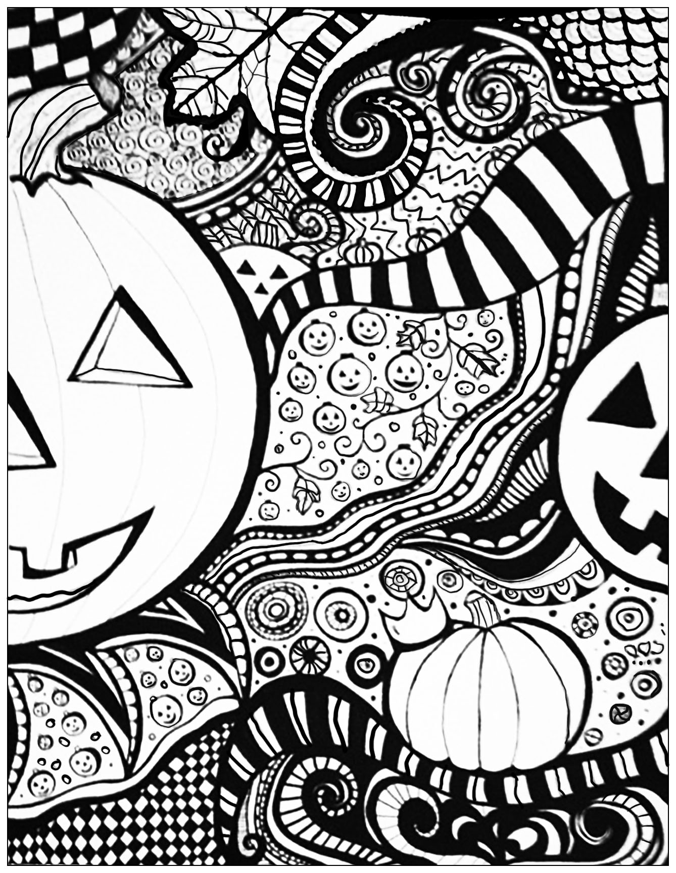 Halloween Sheet Halloween Coloring Pages For Adults Halloween Sheet Halloween Coloring Pages For Adults