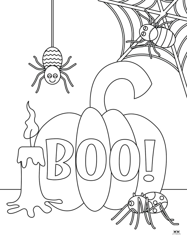 Halloween Spider Coloring Pages 25 FREE Pages Printabulls