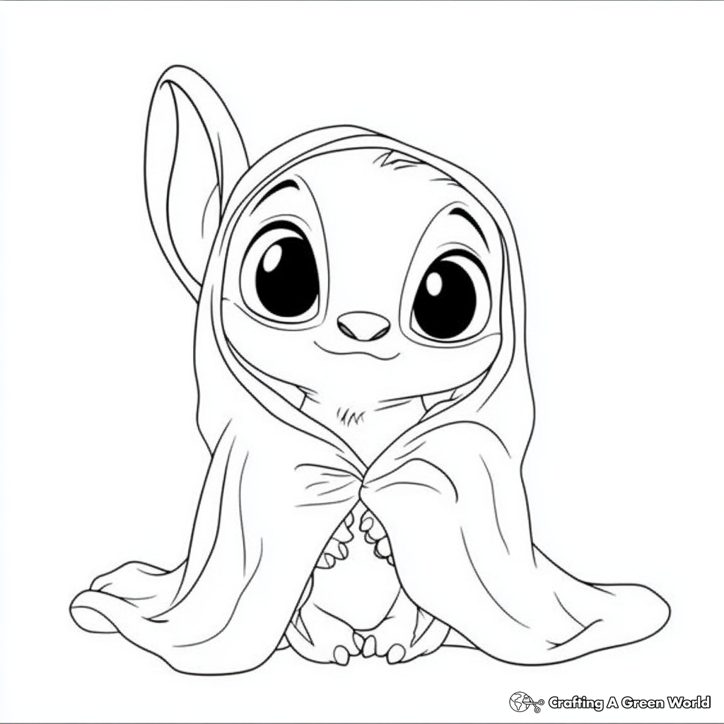 Halloween Stitch Coloring Pages Free Printable  Halloween Stitch Coloring Pages Free Printable