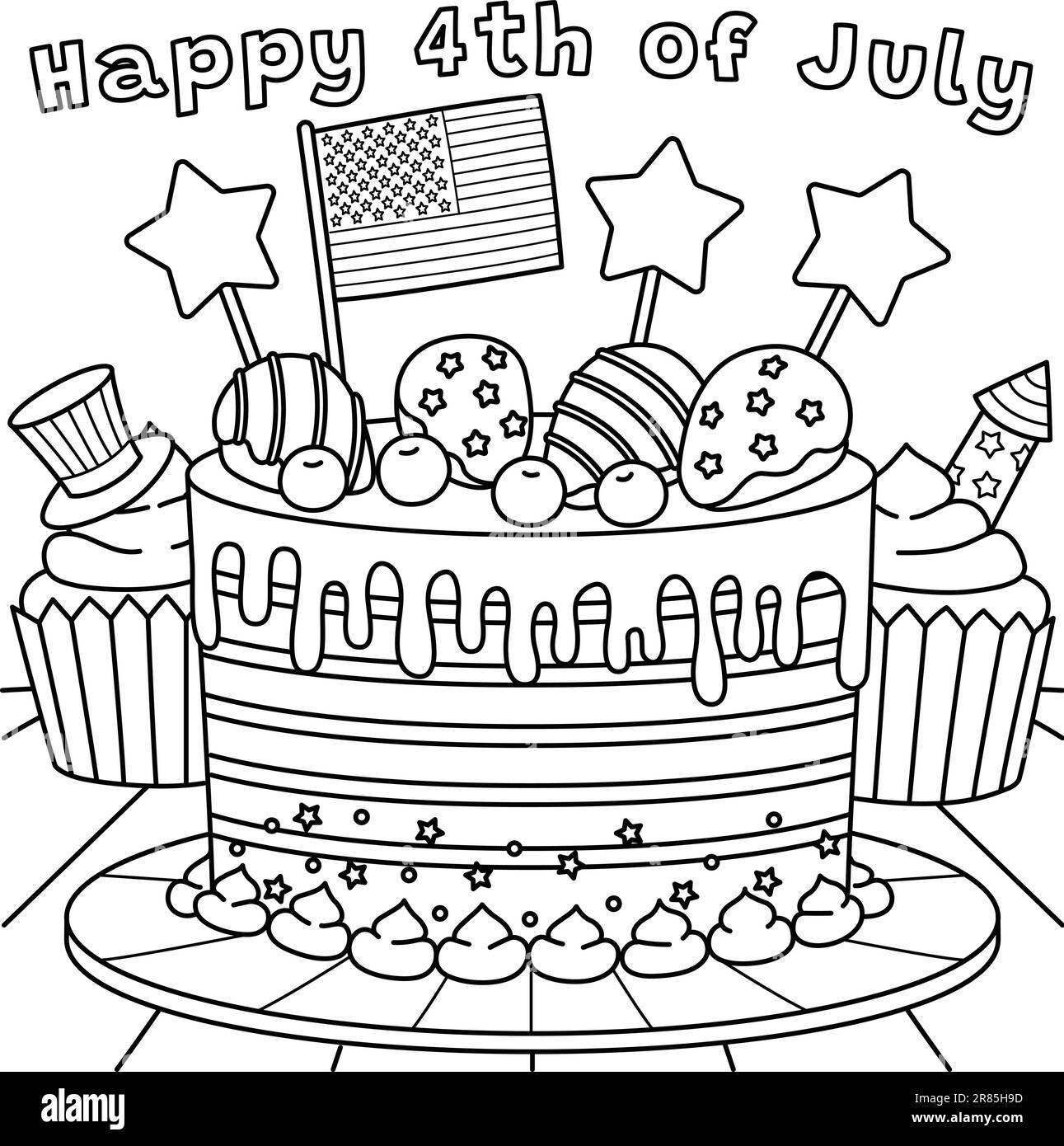 fourth of july pictures to color