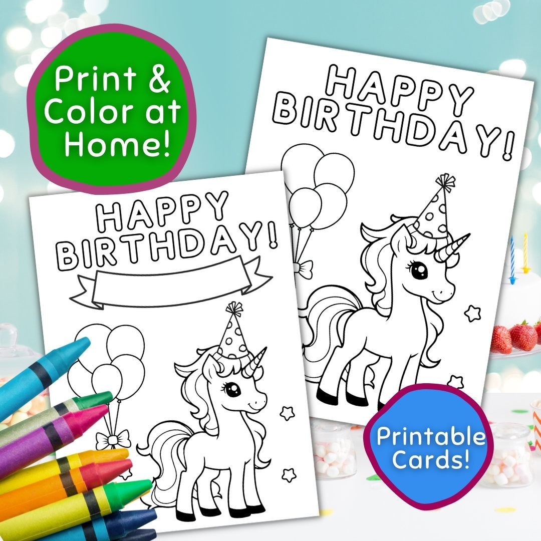 Happy Birthday Coloring Card Unicorn Printable Unicorn Birthday Coloring Card Birthday Card For Kids Coloring Card Etsy Happy Birthday Coloring Card Unicorn Printable Unicorn Birthday Coloring Card Birthday Card For Kids Coloring Card Etsy