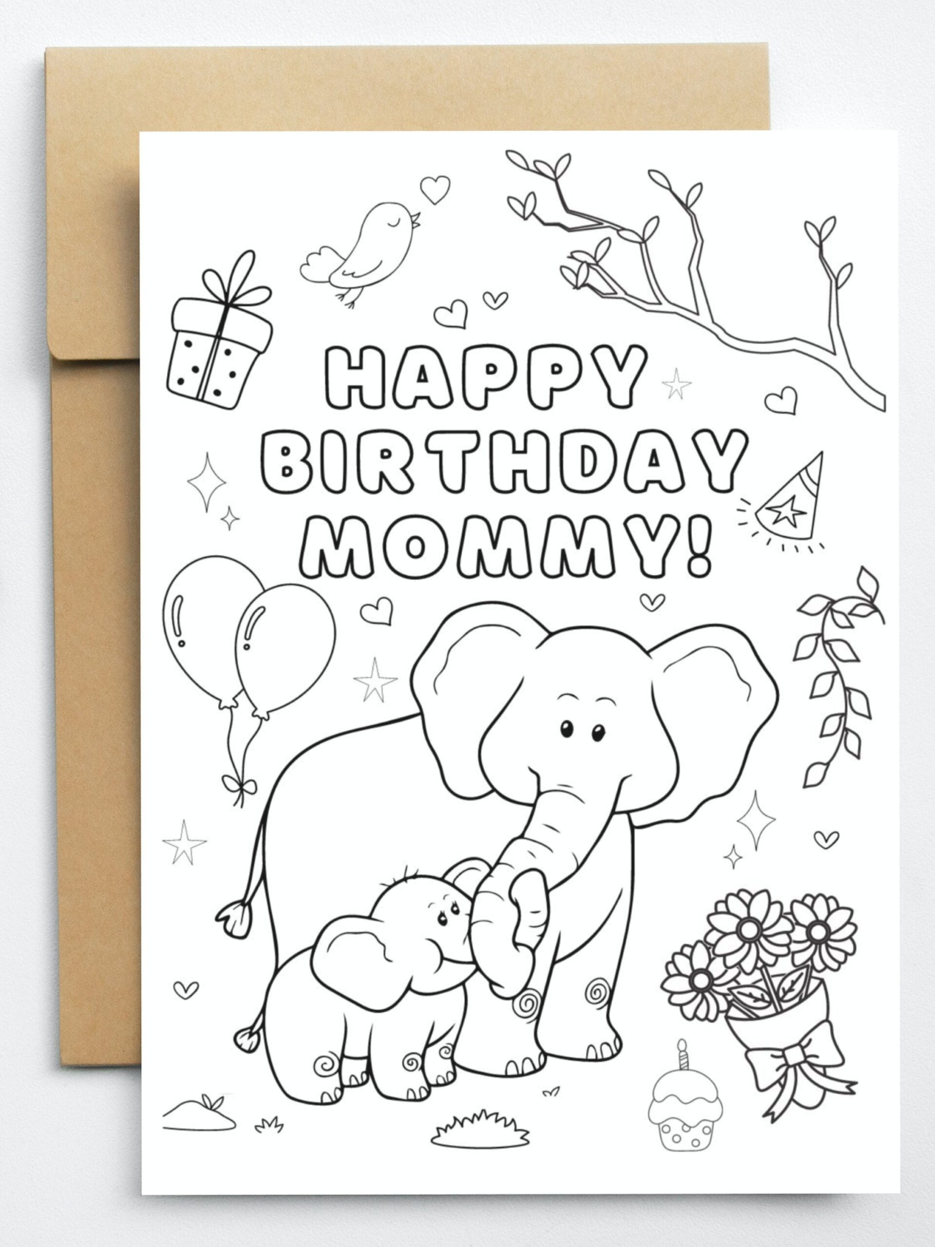 happy birthday mom coloring sheets happy birthday mom coloring sheets