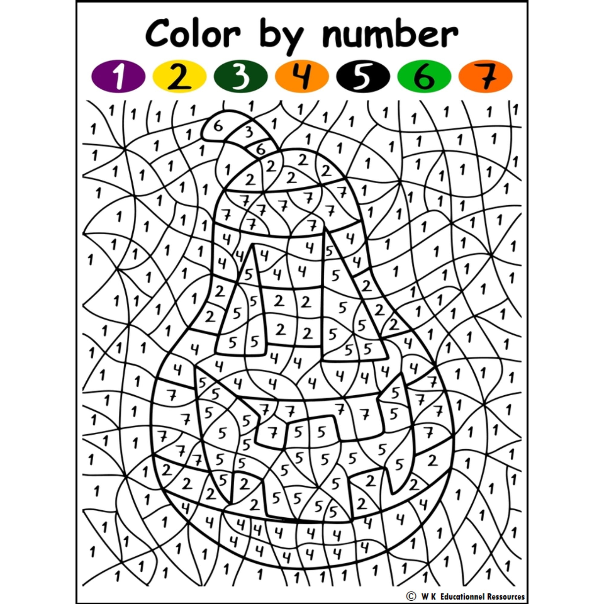 Happy Halloween Color By Number Coloring Page 1 10 Activities Printable Made By Teachers Happy Halloween Color By Number Coloring Page 1 10 Activities Printable Made By Teachers