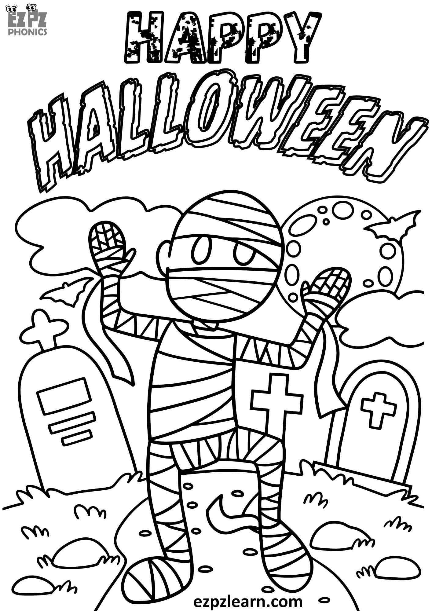 happy halloween pictures to color happy halloween pictures to color