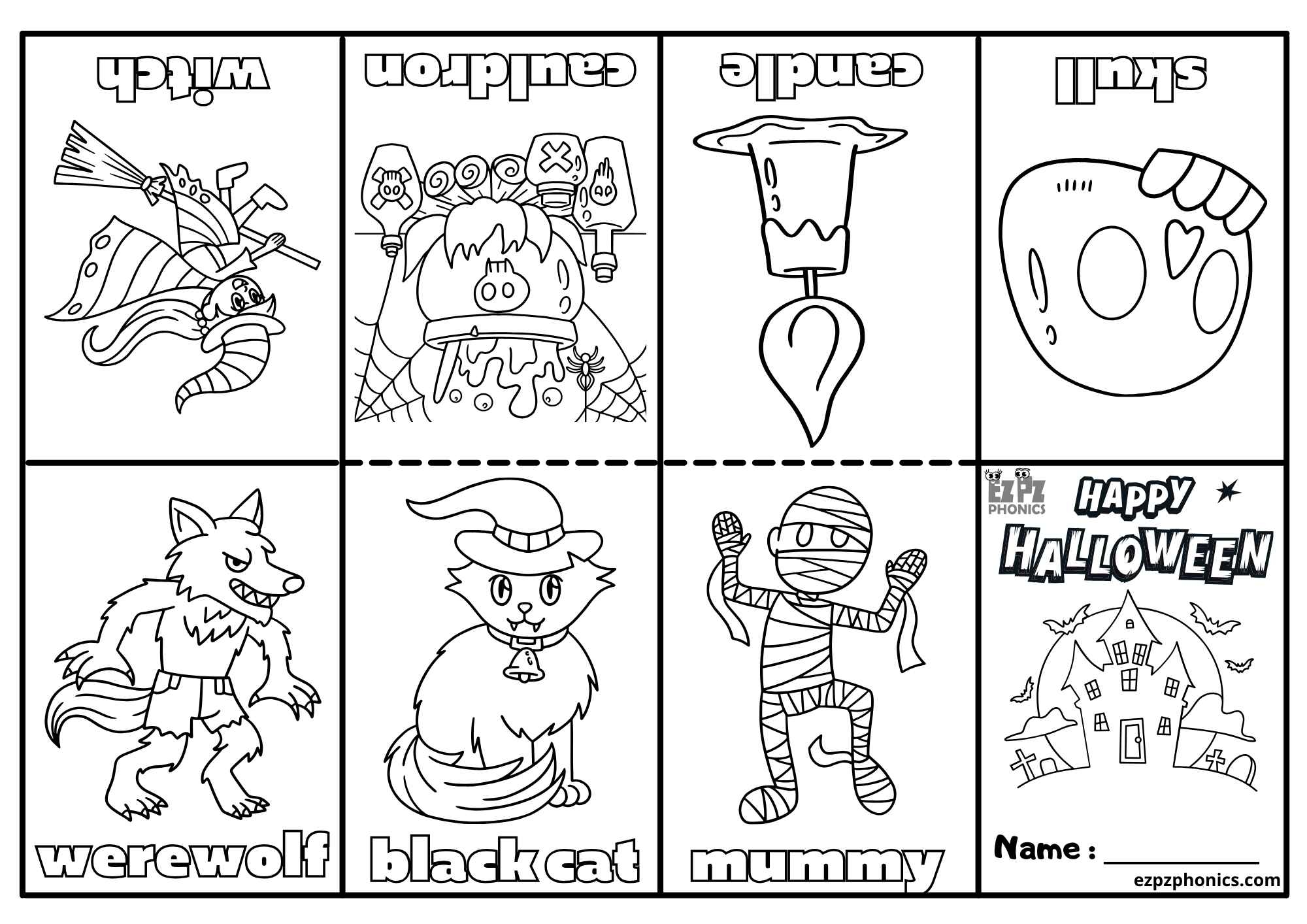 free halloween coloring book pages free halloween coloring book pages