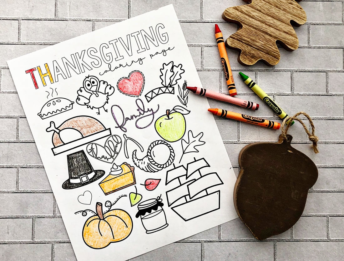 happy thanksgiving color pages happy thanksgiving color pages