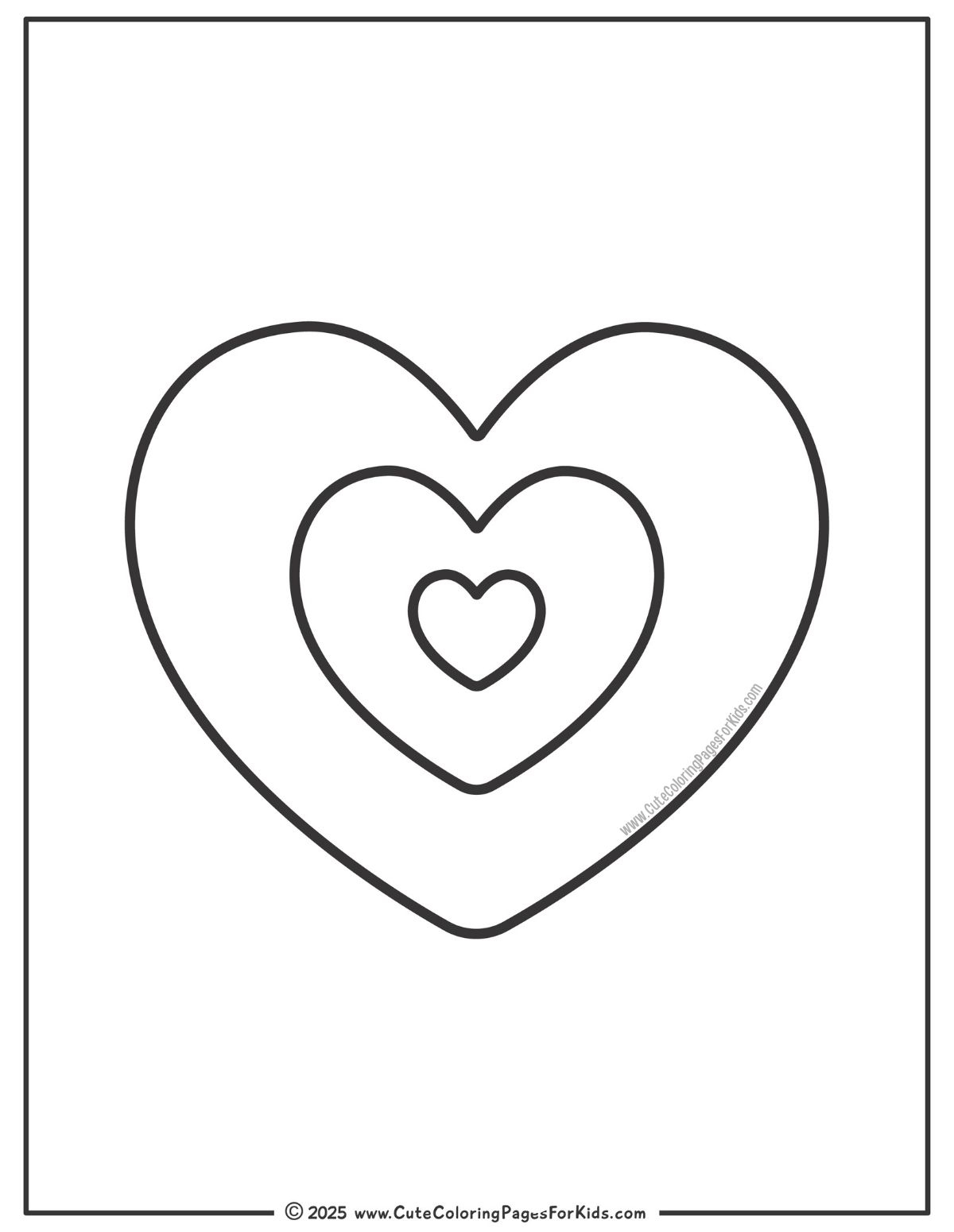 Heart Coloring Pages Cute Coloring Pages For Kids Heart Coloring Pages Cute Coloring Pages For Kids