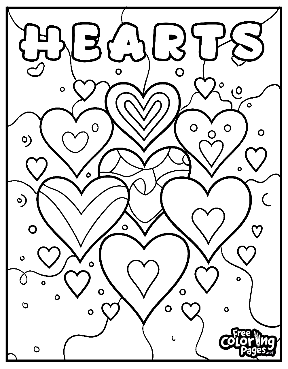 coloring pages on love