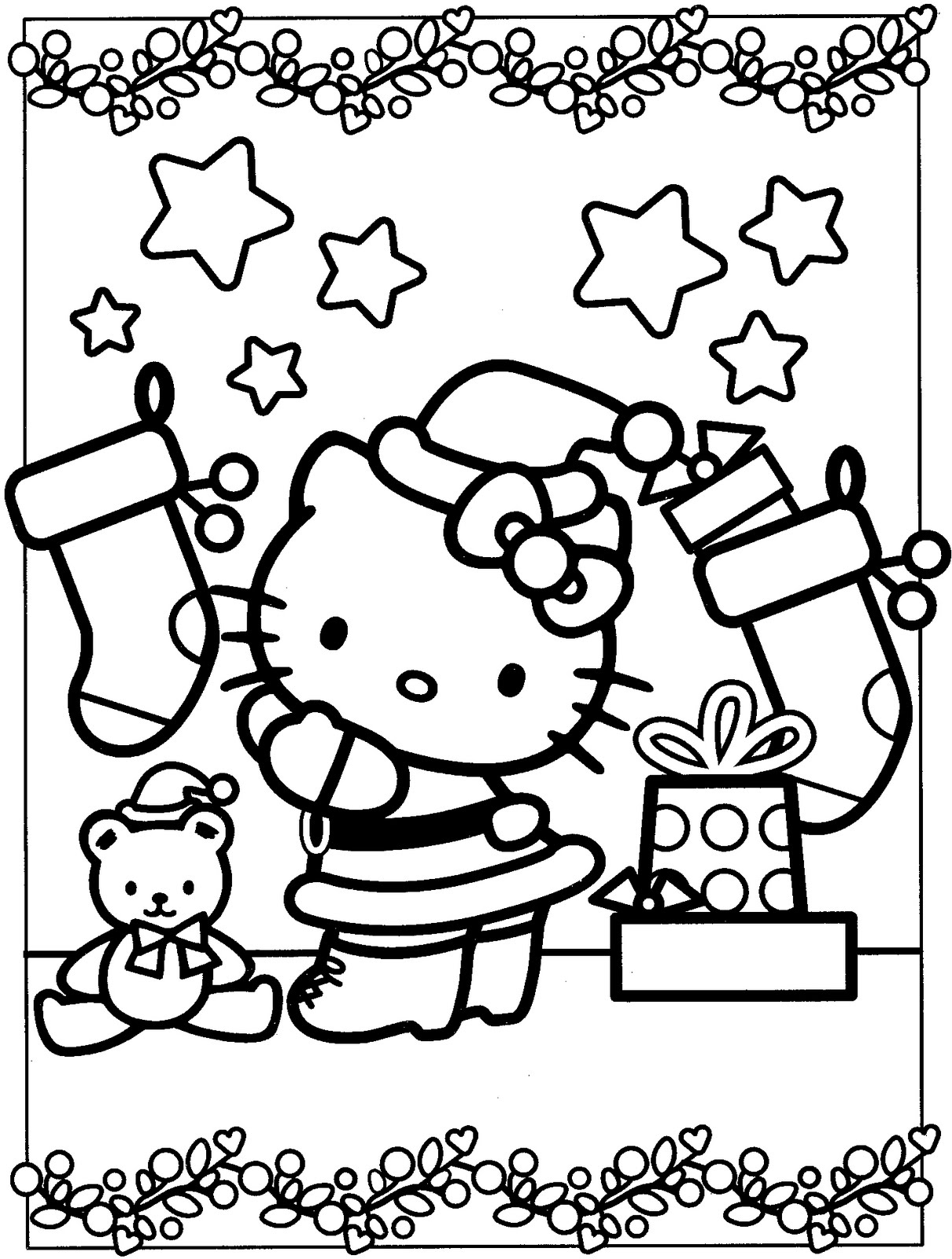hello kitty coloring sheets to print hello kitty coloring sheets to print