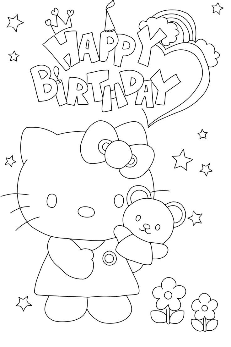 hello kitty coloring printable hello kitty coloring printable