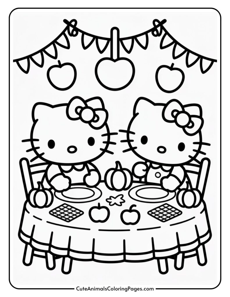 Hello Kitty Coloring Pages Thanksgiving 8 PDF Pages Cute Animals Coloring Pages Hello Kitty Coloring Pages Thanksgiving 8 PDF Pages Cute Animals Coloring Pages