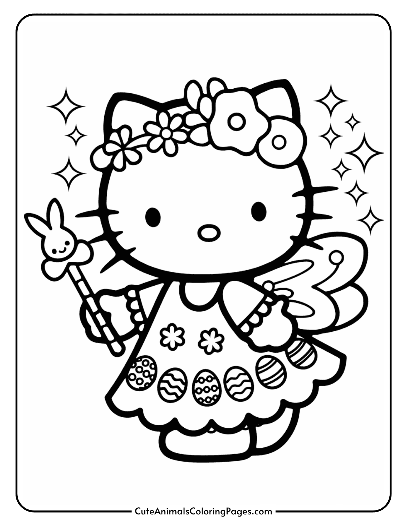coloring pages hello kitty coloring pages hello kitty