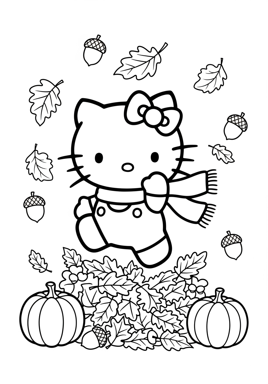 hello kitty coloring page