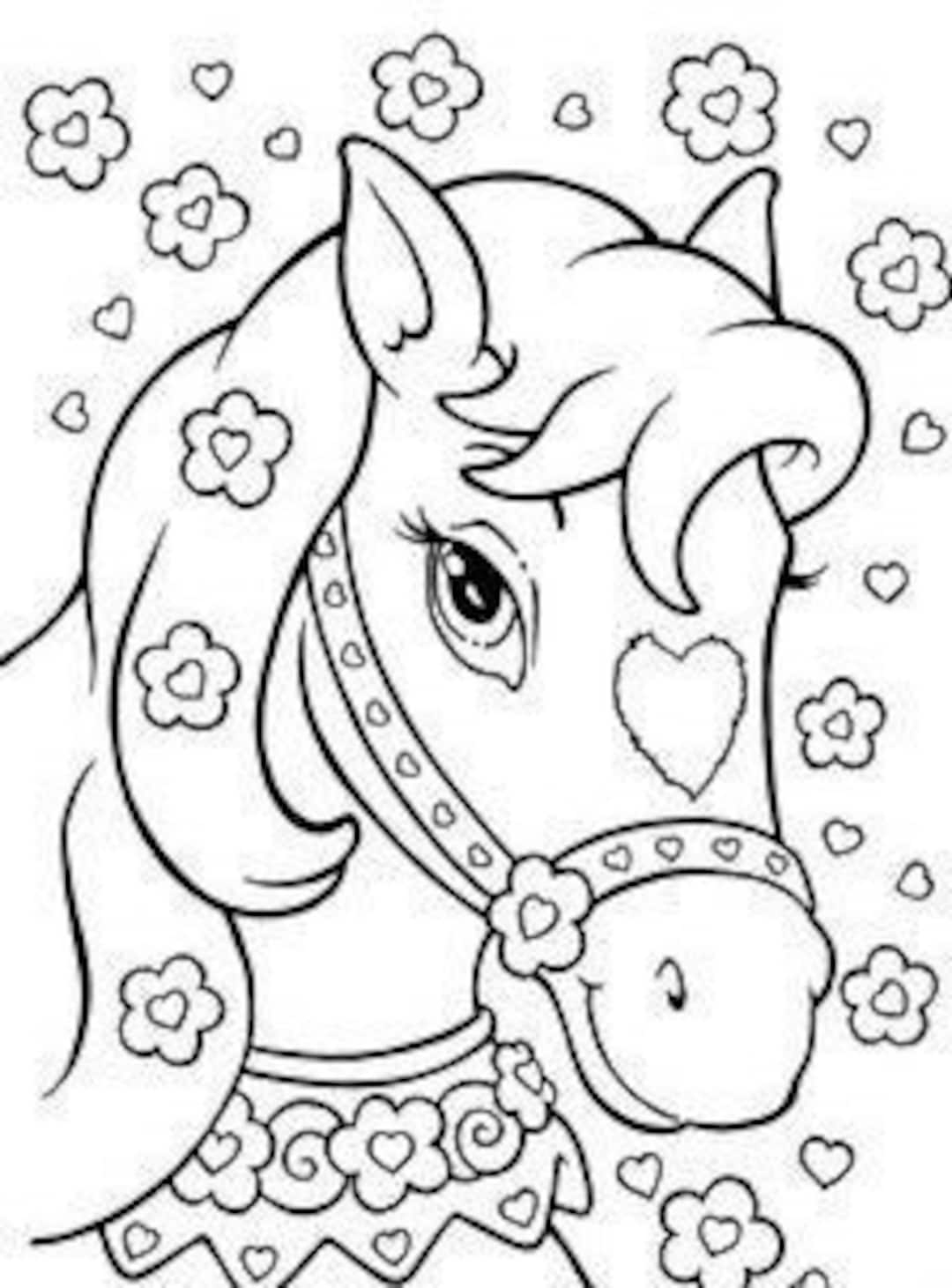 coloring page of a horse coloring page of a horse