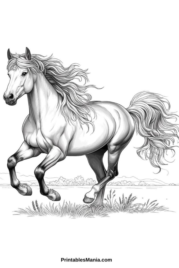 Horse Coloring Pages