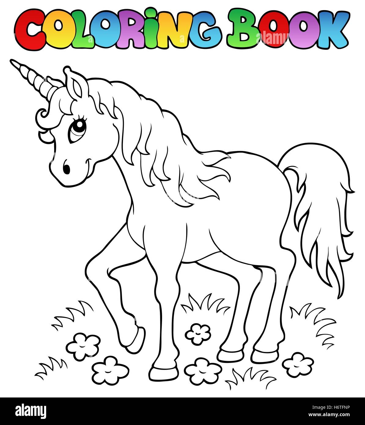 Horse For Coloring Cut Out Stock Images Pictures Page 3 Alamy