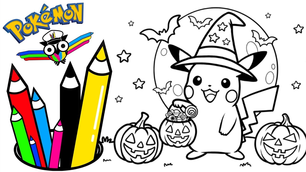pokemon halloween coloring page pokemon halloween coloring page