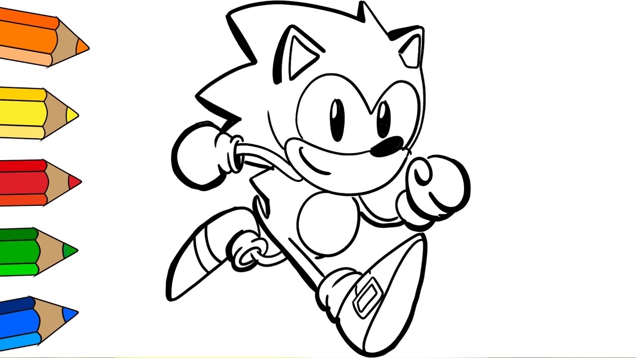 classic sonic coloring pages classic sonic coloring pages