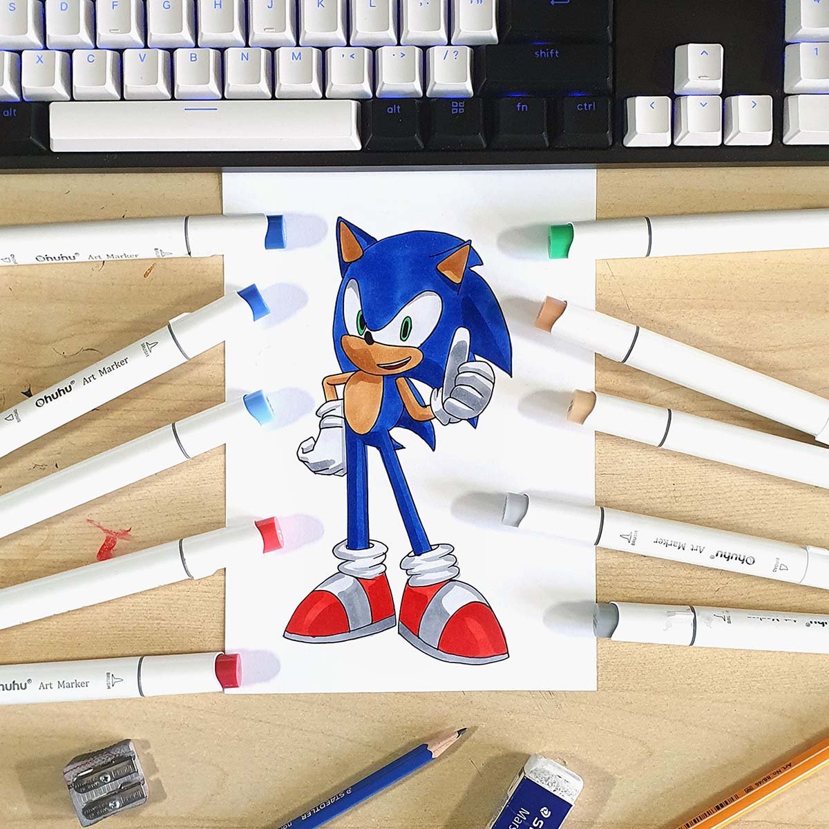 How To Draw Sonic The Hedgehog Simple Step By Step Tutorial How To Draw Sonic The Hedgehog Simple Step By Step Tutorial